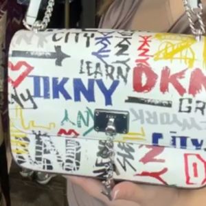 DKNY GRAFFITI PURSE